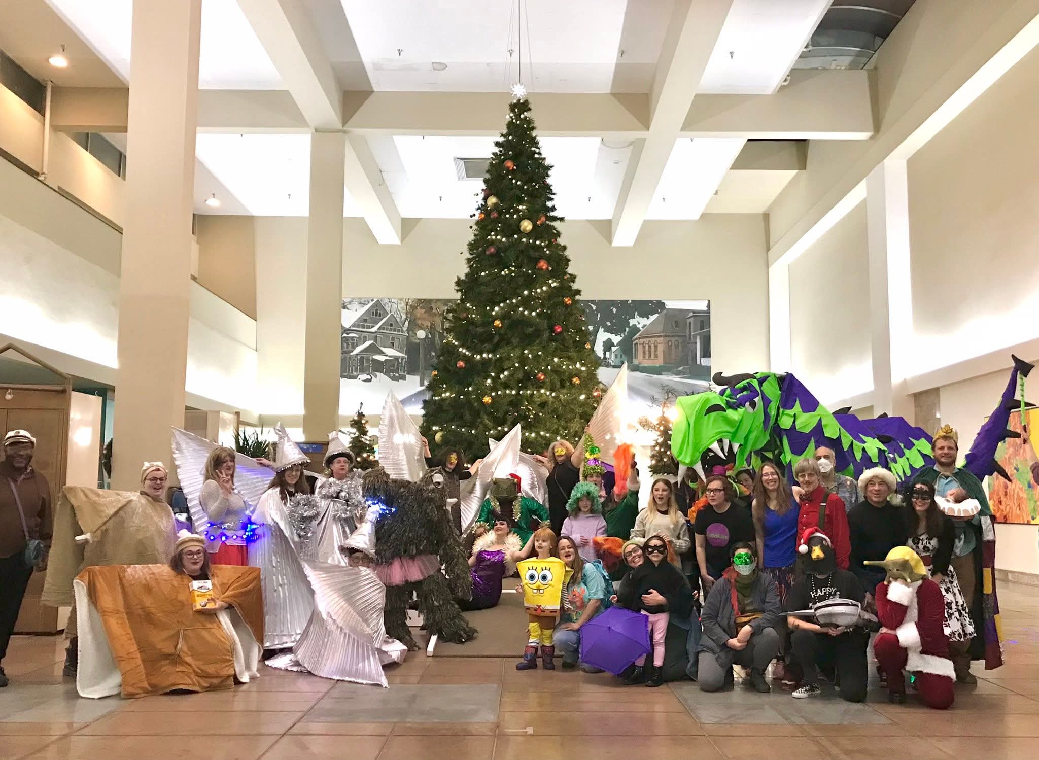 The fabrikatefest crew at Lincoln Square Mall